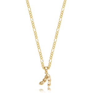 Colar Masculino Soja com Cordão 3x1 Banhado a Ouro 18K
