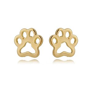 Brinco Patinha Banhado Ouro 18k