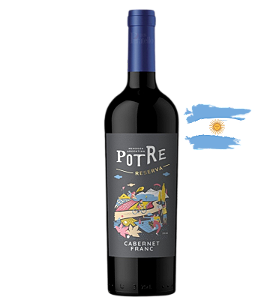 Potre Cabernet Franc Reserva 2020 - Vinho Tinto Fino Argentino