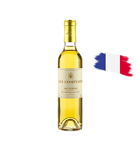VINHO BRANCO LES COMPERES SAUTERNES 2017 375 ML