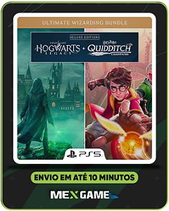 HOGWARTS LEGACY DELUXE + HARRY POTTER OS CAMPEÕES DO QUADRIBOL - PS5 - MÍDIA DIGITAL