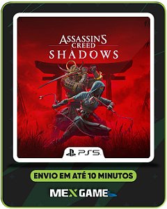 ASSASSINS CREED SHADOWS - PS5 - MÍDIA DIGITAL