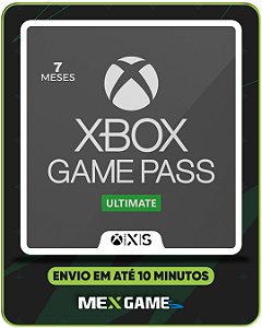 GAME PASS ULTIMATE 7 MESES - XBOX SERIES X|S - MÍDIA DIGITAL