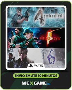 RESIDENT EVIL TRIPLE PACK - PS5 - MÍDIA DIGITAL
