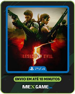 RESIDENT EVIL 5 - PS4 - MÍDIA DIGITAL