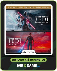 STAR WARS JEDI SURVIVOR + FALLEN ORDER - PS5 - MÍDIA DIGITAL