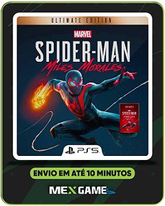 MARVEL'S SPIDER MAN MILES MORALES ULTIMATE - PS5 - MÍDIA DIGITAL