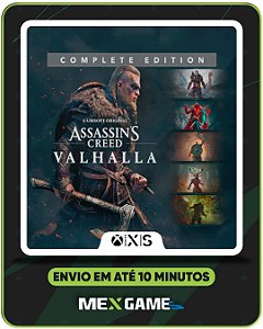 ASSASSINS CREED VALHALLA COMPLETE EDITION - XBOX SERIES X|S- MÍDIA DIGITAL