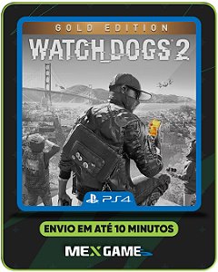 WATCH DOGS 2 GOLD EDITION - PS4 - MÍDIA DIGITAL