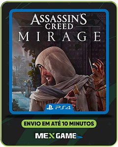 ASSASSINS CREED MIRAGE - PS4 - MÍDIA DIGITAL