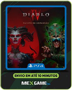 DIABLO IV + VESSEL OF HATRED - PS4 - MÍDIA DIGITAL