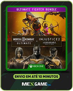 MORTAL KOMBAT 11 ULTIMATE + INJUSTICE 2 LEGENDARY- XBOX ONE - MÍDIA DIGITAL