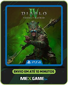 DIABLO IV: VESSEL OF HATRED DLC - PS4 - MÍDIA DIGITAL