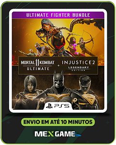 MORTAL KOMBAT 11 ULTIMATE + INJUSTICE 2 LEGENDARY- PS5 - MIDIA DIGITAL