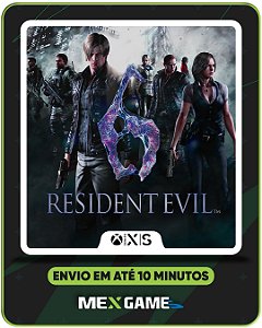 RESIDENT EVIL 6- XBOX SERIES X|S- MÍDIA DIGITAL