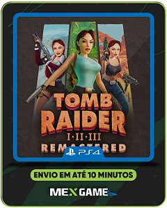 TOMB RAIDER I-II-III REMASTERED - PS4 - MÍDIA DIGITAL