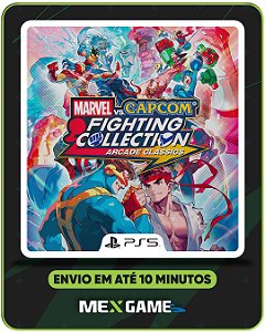 MARVEL VS CAPCOM FIGHTING COLLECTION: ARCADE CLASSICS- PS5 - MÍDIA DIGITAL