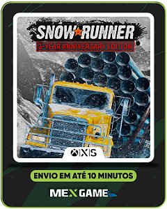 SNOWRUNNER 3 YEAR EDITION - XBOX SERIES X|S - MÍDIA DIGITAL