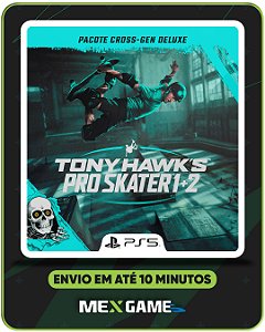 TONY HAWKS PRO STAKER 1 + 2 DELUXE - PS5 - MÍDIA DIGITAL