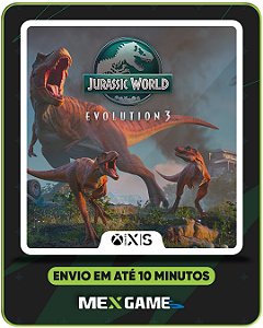JURASSIC WORLD EVOLUTION 3 - XBOX SERIES X|S - MÍDIA DIGITAL
