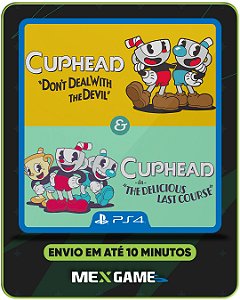 CUPHEAD & THE DELICIOUS LAST COURSE - PS4 - MÍDIA DIGITAL