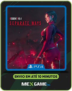 RESIDENT EVIL 4: SEPARATE WAYS (DLC) - PS4 - MÍDIA DIGITAL