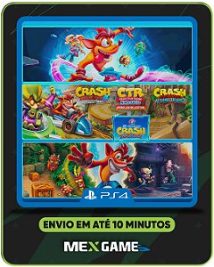 CRASH BANDICOOT PACOTE DE CRASHVERSÁRIO - PS4 - MIDIA DIGITAL