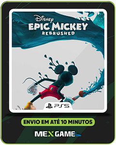 DISNEY EPIC MICKEY REBRUSHED - PS5 - MÍDIA DIGITAL