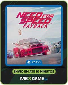 NEED FOR SPEED PAYBACK - PS4 - MÍDIA DIGITAL