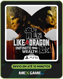 LIKE A DRAGON INFINITE WEALTH - PS5 - MIDIA DIGITAL
