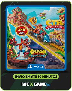 CRASH NITRO + CRASH TRILOGY - PS4 - MÍDIA DIGITAL