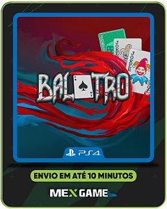 BALATRO - PS4 - MIDIA DIGITAL