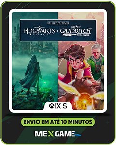 HOGWARTS LEGACY DELUXE + HARRY POTTER OS CAMPEÕES DO QUADRIBOL - XBOX SERIES X|S - MÍDIA DIGITAL