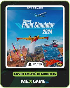 MICROSFT FLIGHT SIMULATOR 2024 - PS5 - MIDIA DIGITAL
