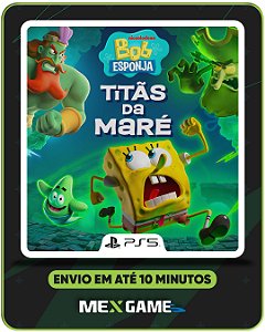 BOB ESPONJA TITÃS DA MARÉ - PS5 - MIDIA DIGITAL