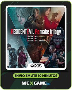 RESIDENT EVIL REMAKE TRILOGY - XBOX SERIES X|S - MÍDIA DIGITAL