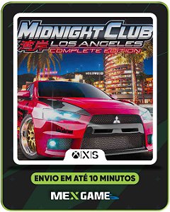 MIDNIGHT CLUB: LOS ANGELES COMPLETE EDITION - XBOX SERIES X|S - MÍDIA DIGITAL