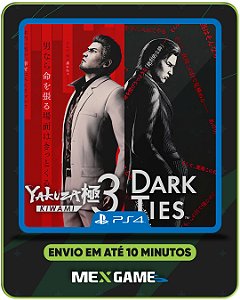 YAKUZA KIWAMI 3 & DARK TIES - PS4 - MÍDIA DIGITAL