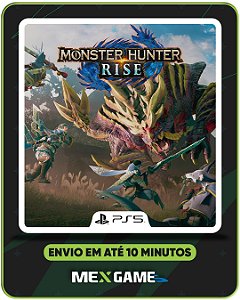 MONSTER HUNTER RISE - PS5 - MIDIA DIGITAL