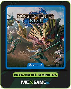 MONSTER HUNTER RISE - PS4 - MIDIA DIGITAL
