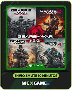 GEARS OF WAR 1-2-3-4 - XBOX ONE - MÍDIA DIGITAL