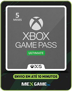 GAME PASS ULTIMATE 5 MESES - XBOX SERIES X|S - MÍDIA DIGITAL