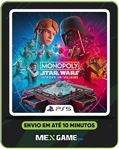 MONOPOLY STAR WARS HEROES VS VILLAINS - PS5 - MIDIA DIGITAL