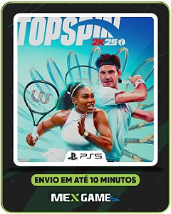 TOPSPIN 2K25 - PS5 - MIDIA DIGITAL
