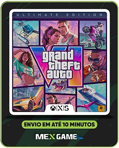 GRAND THEFT AUTO (GTA) VI ULTIMATE EDITION - (PRÉ-VENDA) - XBOX SERIES X|S - MÍDIA DIGITAL