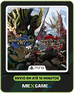 MONSTER HUNTER RISE + SUNBREAK - PS5 - MÍDIA DIGITAL