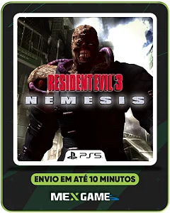 RESIDENT EVIL 3 NEMESIS - PS5 - MÍDIA DIGITAL
