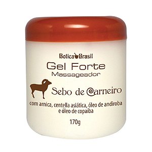Gel Massageador Forte Sebo de Carneiro - Com Arnica e Óleo de Andiroba- 170g