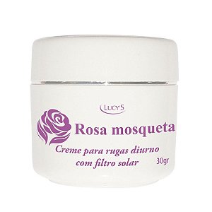 Creme Clareador Hidratante Facial Filtro Solar Skin Care -  Óleo de Rosa Mosqueta Com FPS Lucy's 30gr.