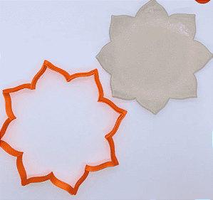 CORTADOR 3D FLOR DE LÓTUS - 8 PÉTALAS